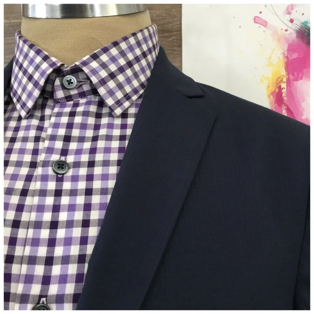 New Kenneth Cole Mens Blazer Sport Coat Two Button Jacket‎ Size 42R Casual Suits
